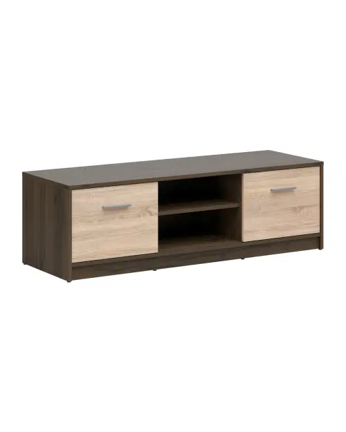 Mueble TV Nepo Plus 138 cm con 2 puertas y estante roble noble/roble sonoma