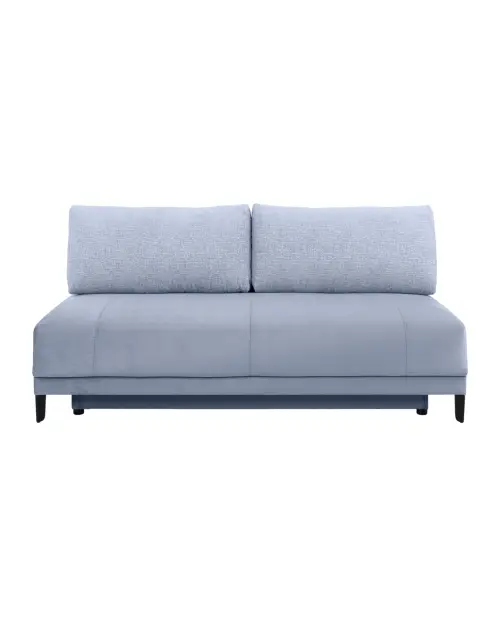 Sofá de tres plazas Sentila con cama y arcón gris