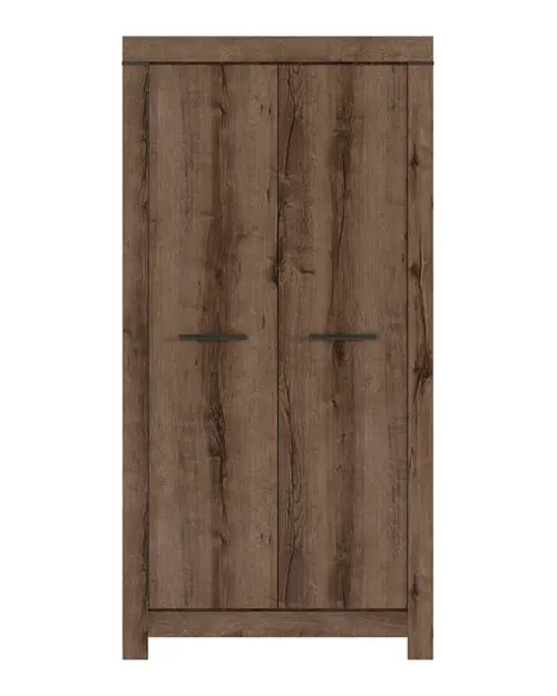 Armario de dos puertas Balin 98 cm roble monastery