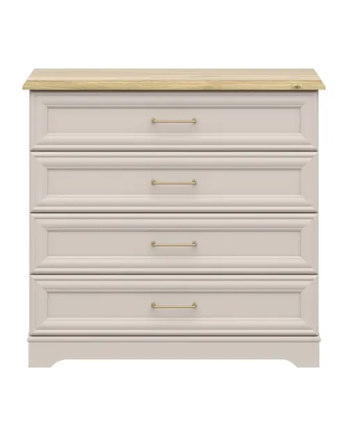 Cómoda Anga 94 cm con cajones cachemira/roble mauvella