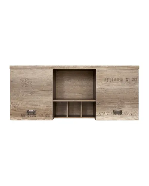 Armario colgante Malcolm 120 cm con puertas roble canyon monument