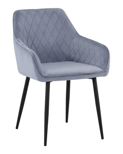 Krzesło tapicerowane Stu szare