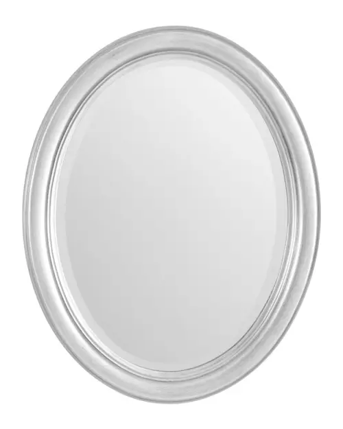 Lustro ścienne Roma 36x46 cm srebrne