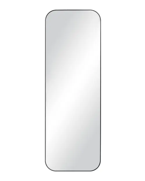 Espejo de pared con marco de metal Jerome 56x171 cm negro