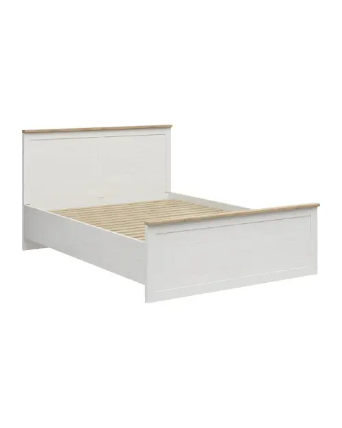 Cama Loksa A 160x200 pino andersen blanco