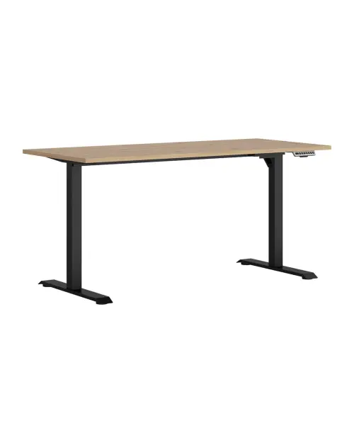 Escritorio con regulación eléctrica Space Office 160 cm roble artisan
