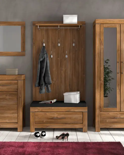 Cómoda Gent 101 cm con 2 puertas y 2 cajones roble stirling