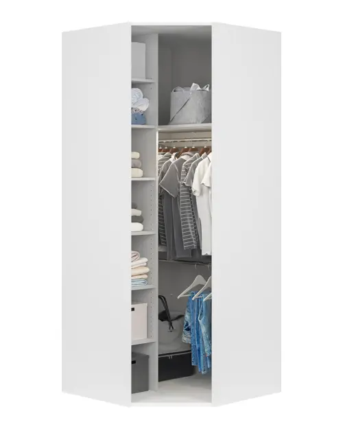 Armario de esquina Flex 103x103 cm blanco