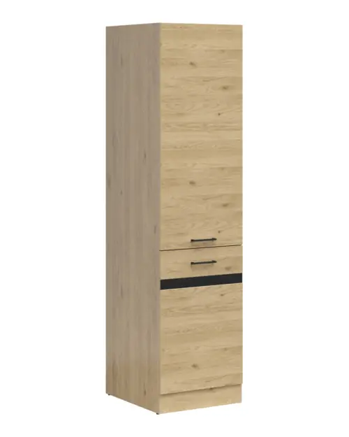 Armario de cocina inferior Junona Line 50 cm alto derecho roble bernstein