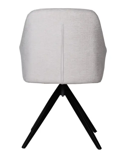 Upholstered swivel chair Chort cream