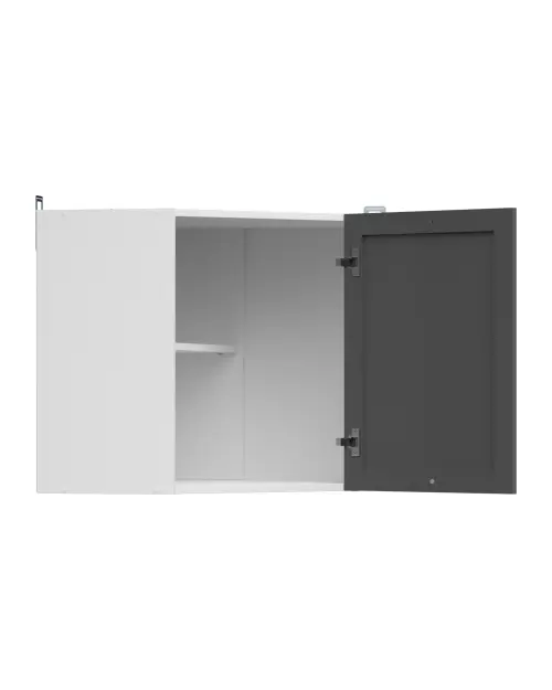 Armario de cocina superior Junona Line 60 cm de esquina izquierda/derecha grafito