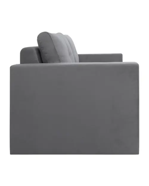 Диван двухместный Bunio III раскладной с ящиком серый