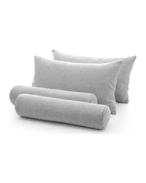 Zalea bed pillow set gray