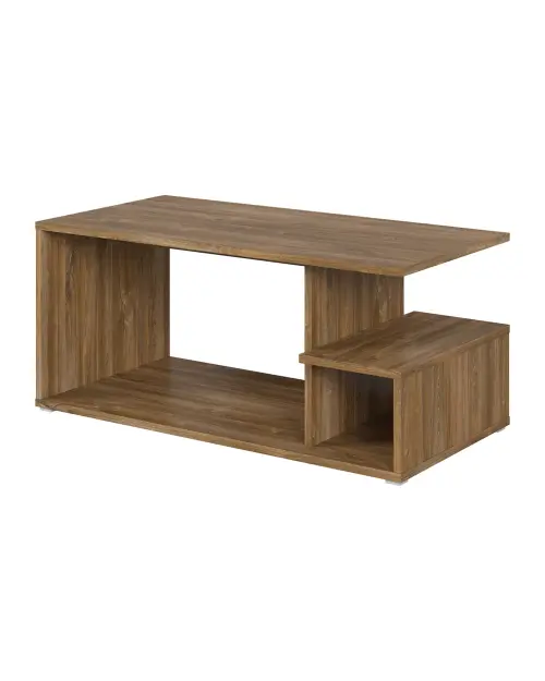 Coffee table Gato 100x50 with shelf stirling oak