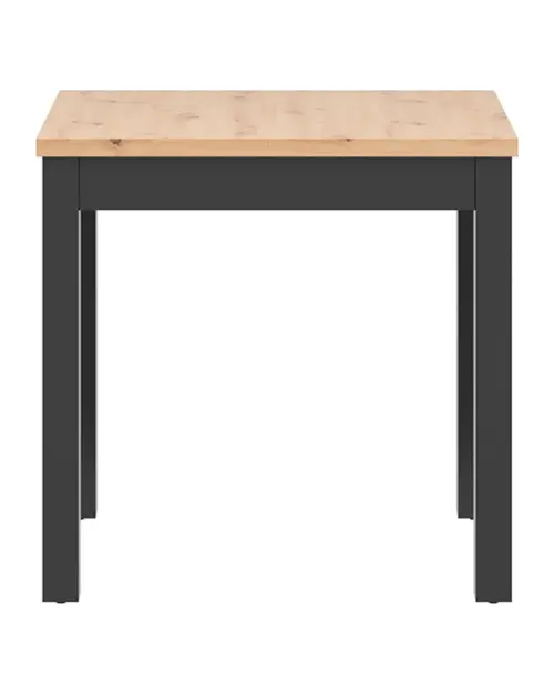 Стол квадратный Maren 80 см дуб артизан/черный