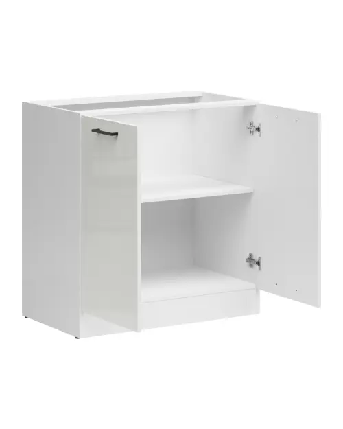 Mueble de cocina inferior Junona Line 80 cm brillo tiza