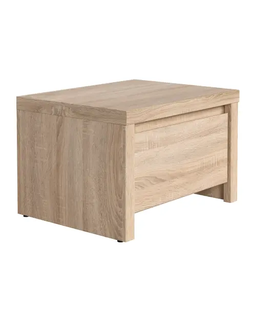 Тумба приліжкова Kaspian 51 см з шухлядою дуб сонома