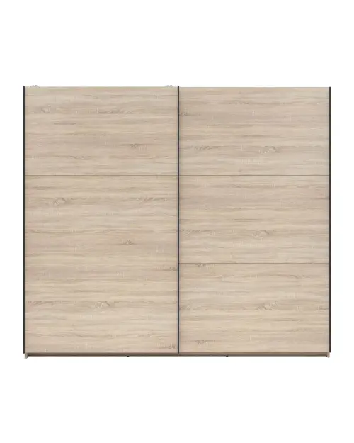 Armario de puertas correderas Tetrix 220 cm roble sonoma