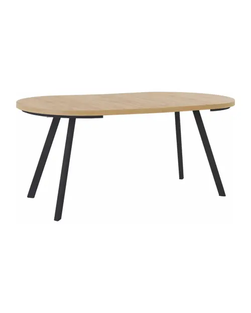 Extendable table Pares artisan oak/black 90-180x90