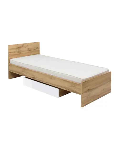 Cama Zele 90x200 roble wotan