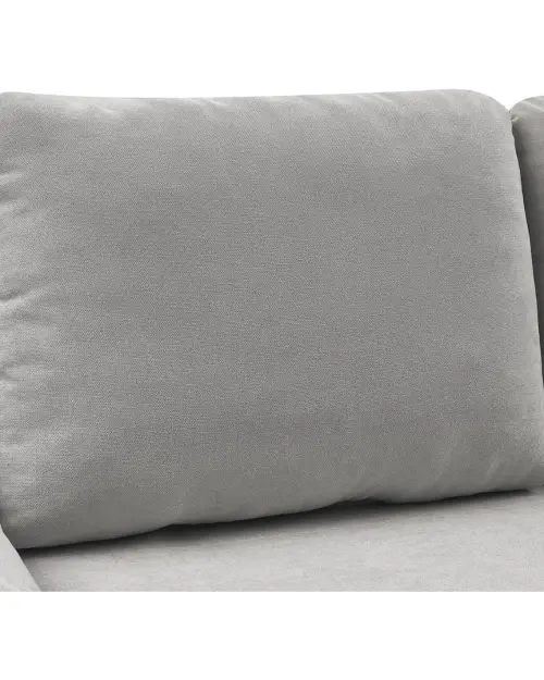 Three-seater sofa Sun with sleeping function and storage grey