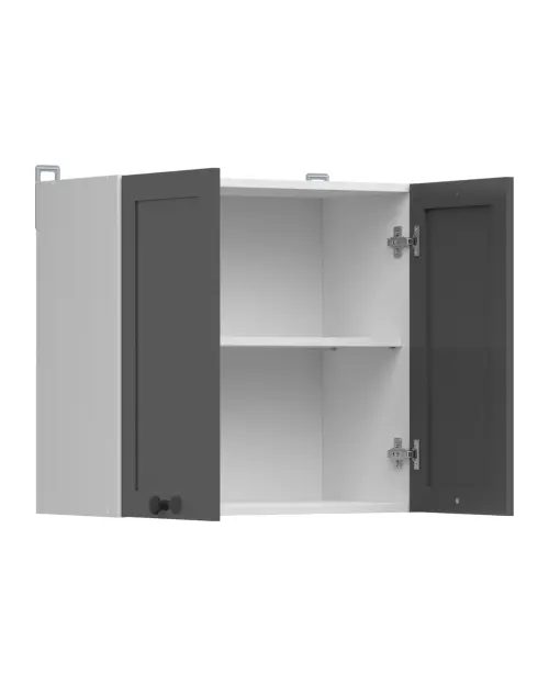 Armario de cocina superior Junona Line 60 cm de dos puertas grafito
