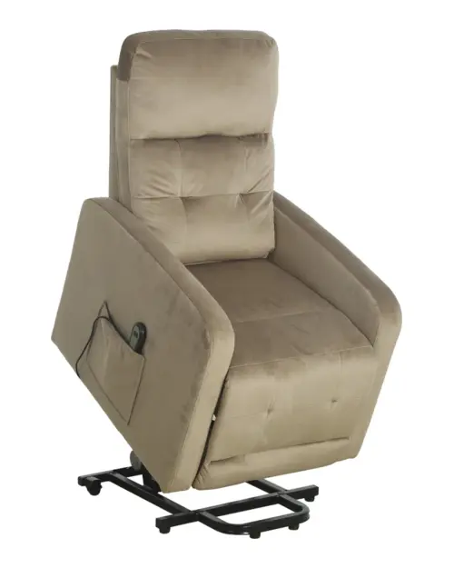 Tradycyjny fotel Grand z funkcją relax beżowy