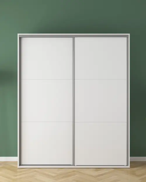 Armario de puertas correderas Flex 180 cm blanco